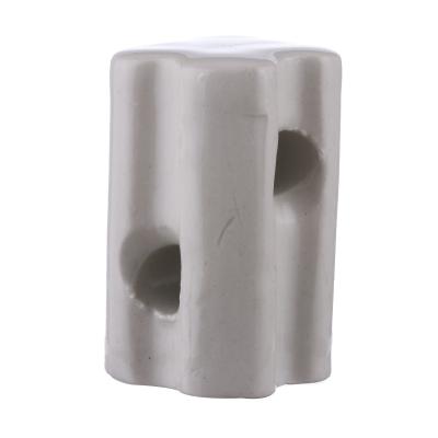 China Porcelain Insulation 9mm Hole End Strainer Insulator for sale