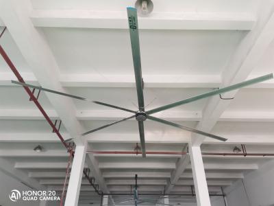 China 7.3m Ceiling Livestock Ventilation Fans 1500w with 6 Blades for sale