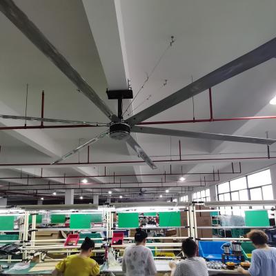 China 24 pies 7.3m 6 cuchillas Ganado Ventilación Ventiladores Aire de refrigeración en venta