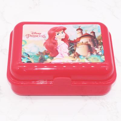 China 2022 Kid's Luxury Plastic Red Copy Leak Free Reusable Cute Bento Lunch Box With Freshness Keep Summer Camp BPA Lid Metal Cartoon for sale