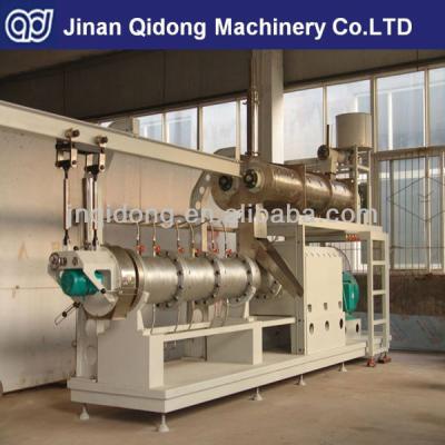 China Jinan qidong dog food twin screw extruder machine from jinan qidong machinery co.ltd, china for sale