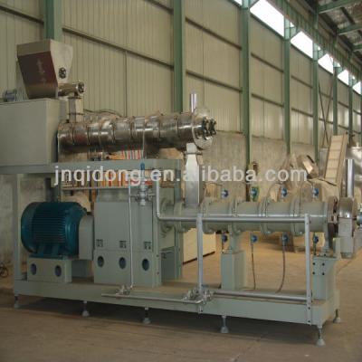 China Wet Dog Extrusion Puffed Dog Food Machine With Double Screw Extruder for sale