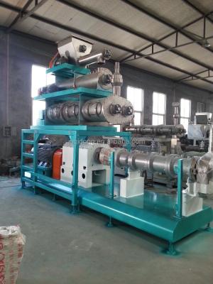 China Fish Extruder Machine_ Twin-screw Cooking Extruder for aquafeed for sale