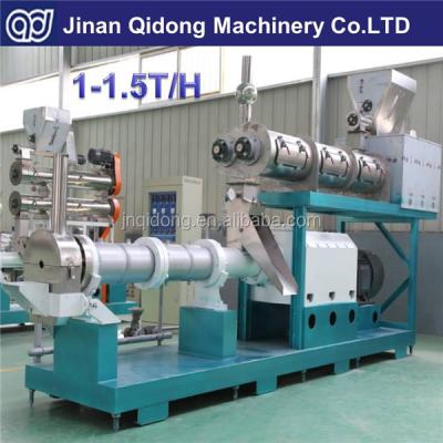 China Fish Fish Feed Expander Machine Single Screw Extruder for sale