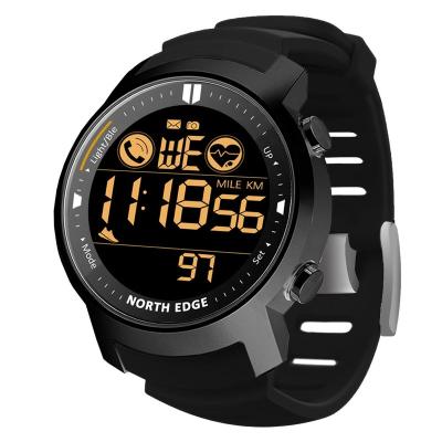 China Wholesale Hot Selling Alarm Brand North Laker Silicone Strap Waterproof Men Digital Electronic Smart Functional Wrist Watch for sale