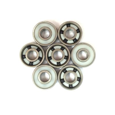 China high speed hybrid ceramic ball bearing 608 5 balls for the integrated skate 7 - 8 mm for sale