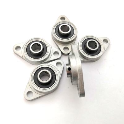 China Stable performance: low voice 8mm inside diameter zinc alloy pillow block bearing KP08 auger end support KP08 KFL08 for sale