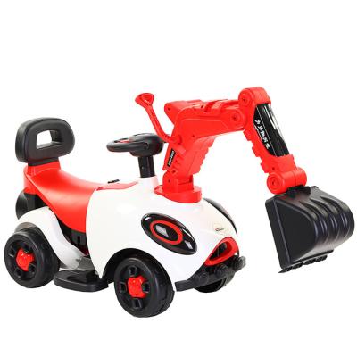 China Electric Model with Music and Light Electric Children's Excavator with Music and Light Boy Toy Car Can Be Mounted on Hook Machine Engineering Vehicle for sale