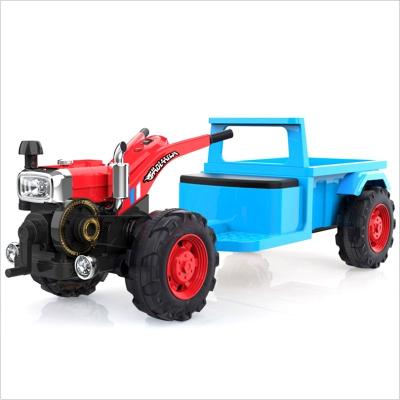 China Double-drive Double-Drive Electric Engineering Electric Type Vehicle Can Sit On People Infants Children's Electric Tractors for sale