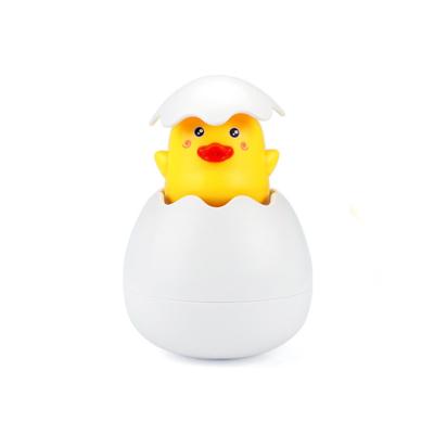 China Bath Accompany Toys Raining Clouds Ducklings Baby Shower Children Bathing Penguin Throw Egg Toys for sale