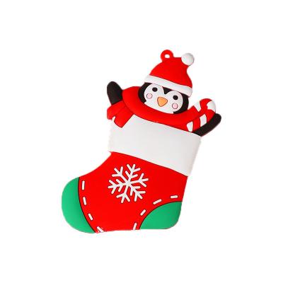 China New Flexible Christmas Gingerbread Man Hanging Glue Christmas Tree Decoration Set for sale