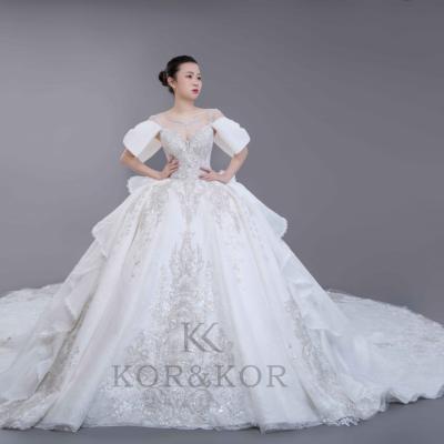 China Kor Kor Wedding Dress Anti-Static Wedding Dress Vestidos de noiva KK51001 for sale