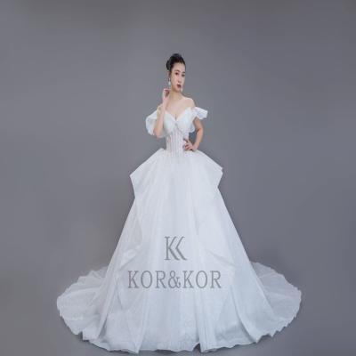 China Kor Kor Wedding Dress Anti-Static Wedding Dress Vestidos de noiva KK51003 for sale