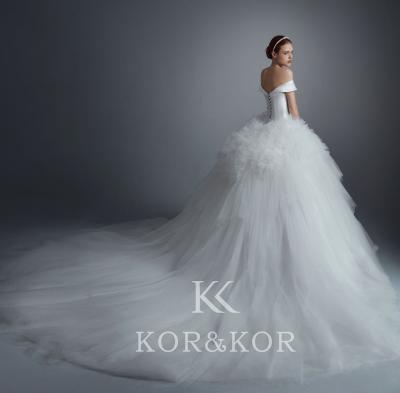 China Kor Kor Wedding Dress Anti-Static Wedding Dress Vestidos de noiva KK11009 for sale