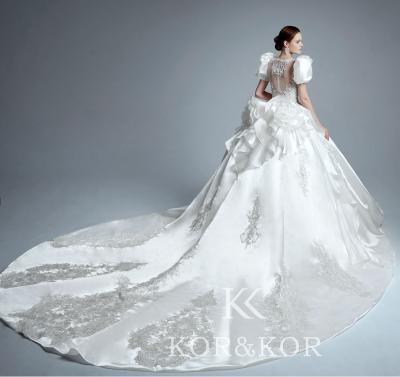 China Kor Kor Wedding Dress Anti-Static Wedding Dress KK11002 for sale