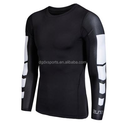 China Wholesale Antibacterial Sportswear Clothing Mens Gym Fitness Compression T-shirt for sale