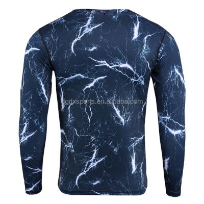 China Antibacterial Compression Shirt Tight Base Layer Running Shirt Men Women for sale