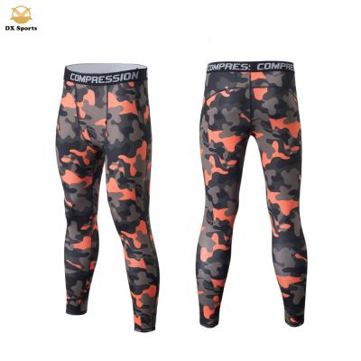 China Custom Anti-UV Fitness Capris Elastic Compression Sublimation Waistband Gaiters for sale