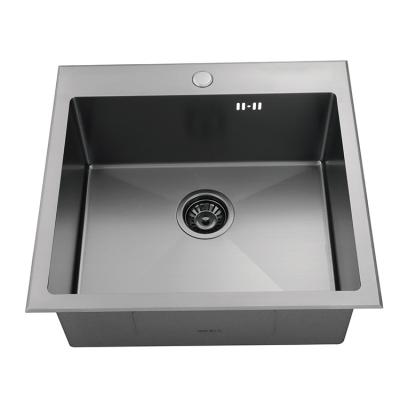 China Multifunctional Single Bowl Without Faucet SS Kitchen Sink Stainless Steel Sink for sale