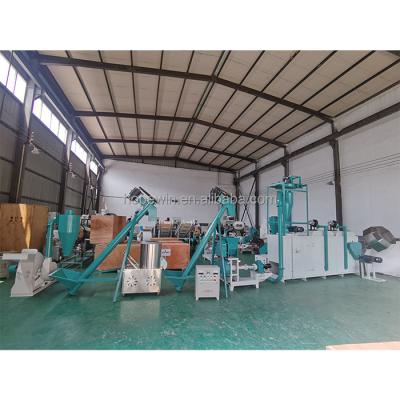 China Fish Farm New Condition Fish Feed Factory Home Used Extruder For Sale for sale