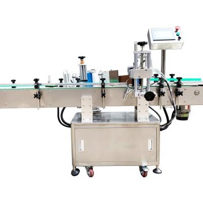 China Food Adhesive Labeling Machine Bottles Round Bottle Labeling Machine For Plastic Bottle for sale