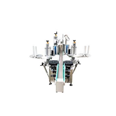 China Hot Selling Cheap Custom Automatic Food Beer Bottle Double Sides Labeling Machine For Square Bottles for sale