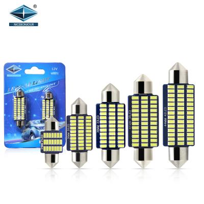 China Cheap Price LED s Car Light Accessories 3014SMD C5W 44MM Bulbs 12V PCB Festoon LED For Car for sale