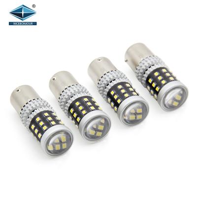 China Super Bright Non-polarity Led 2016 P21 Led 39SMD 5W 1157 1156 White Reversing Car Tail Bulb Brake Light Lamps for sale