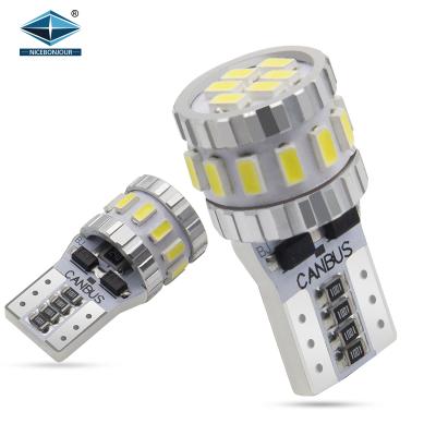 China Canbus 168 194 W5W Led Lampadina Car 18SMD 3014 Auto Canbus Led Car T10 Bulb Indicator Reading Lamps With Error Free for sale