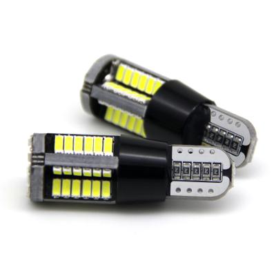 China Canbus T10 LED bright t10 led W5W 3014 SMD 57 pcs LED car bulbs with flash for sale