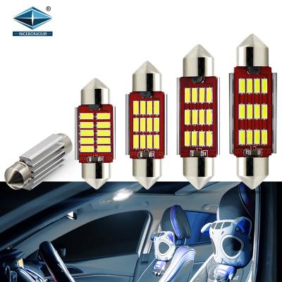 China High quality Canbus c5w auto bulb led canbus 4014 festoon 10 12SMD led 31mm 36mm 39mm 41mm 42mm car interior led light for sale