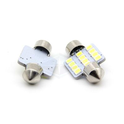 China Auto LED Promotion Light Bulb Festoon C5W 31MM Indicator License Plate Light 2835 12SMD For Car for sale