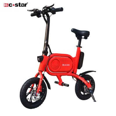 China Hot Selling 12inch Mini Folding Electric Portable Electric Bike City Mini Electric Bikes for sale