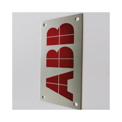 China High& Low Temperature Resistance Logo Etched Metal Aluminum Nameplate Custom Stainless Steel Nameplate for sale