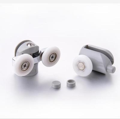 China Contemporary Single And Double Plastic Shower Door Rollers for sale