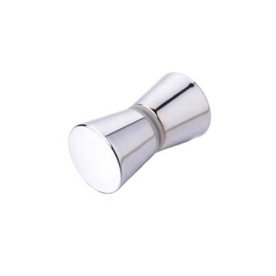 China Modern Cone Zinc Alloy Glass Door Knobs for sale