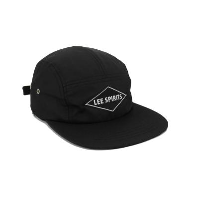 China Wholesale 5 Panel COMMON Hats, Custom Unstructured 5 Panel Camper Snapback Hat Black, 5 Panel Running Hat for sale