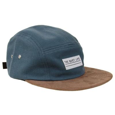 China Custom Wholesale COMMON COMMON Corduroy 5 Panel Camper Soft Hat With Logo Customized for sale