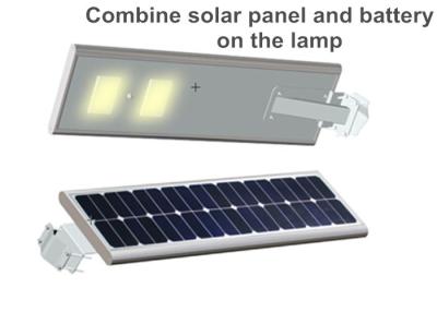 China 6500k de geïntegreerde Zonne Zonne Aangedreven Straatlantaarn van de Straatlantaarn Hoge Macht Te koop