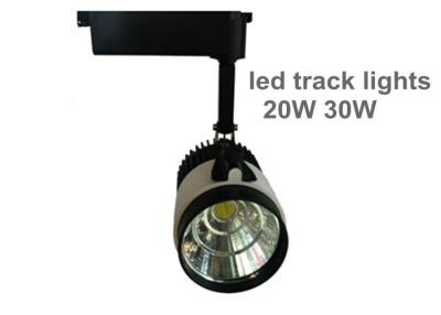 China COB warm white 20W 30W Black led light track 80lm / w Efficiency for sale