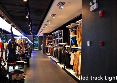 China AC85-265V LED Track Lights / store track led lighting in white for sale