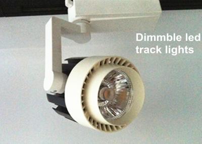 China High power Spot led track lighting fixtures For Supermarket , White for sale