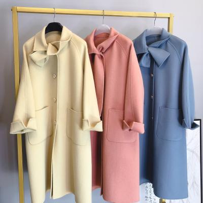 China 2022 High Quality QUICK DRY Women's Woolen Coat Winter Wool Coat Ladies Overcoat Ditch Coat From Factory for sale