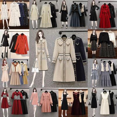 China 2022 New Model Low Price Washable Fashion Long Sleeve Stripe Summer Maxi Denim Woman Long Dress for sale