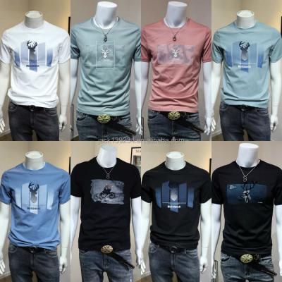 China Best quality 100% cotton men's casual t-shirt custom color anti-shrink factory price for sale