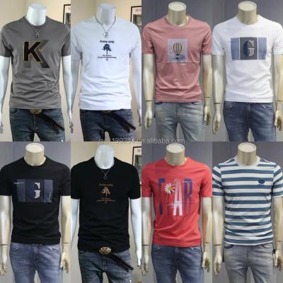 China New Stylish Summer Anti Shrink Round Neck Custom Color Plus Size Vintage Mens T Shirts for sale