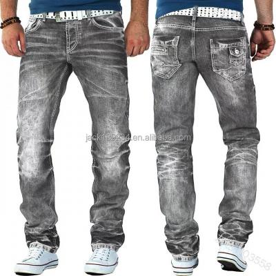 China 2022 QUICK DRY Blue Cargo Mens Joggers Denim Jeans Vintage Striped Custom Mens Pockets Tape Jeans For Men for sale