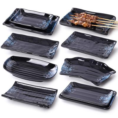 China Sustainable Made in China, the affordable rectangular melanine dinerwaresushi platecharting dishplastic diner plates for sale