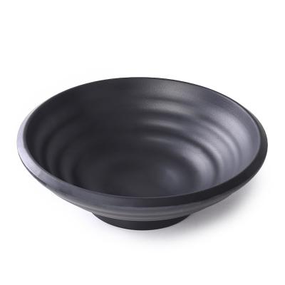 China Sustainable The Chinese factory serves the restaurant Round Melamine DinnerwareNoodle BowlJapanese Bowl flat bottom round bowl for sale