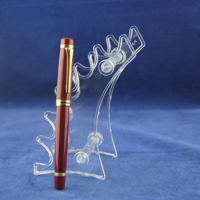 China Nice design metal ball pen/Jiangxin colorful popular design woodturning fountain pen metal pen for EU market for sale